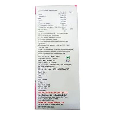 ENDOLAC Dry Syrup 60ml - Diarrhoea-Ant