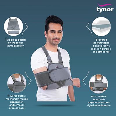 Tynor Universal Shoulder Immobiliser (One Size Fits All) (C 02) - Neck/Shoulder Supports