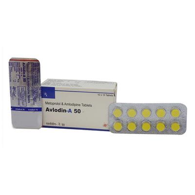 AVLODIN A 50 Tablet 10's - Hypertension-Bet