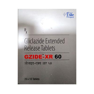 Gzide XR 60mg Tablet 10'S - Diabetes-Ant
