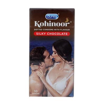 Durex Kohinoor Condoms - Silky Chocolate 10's - Plain/Flavoured Condoms