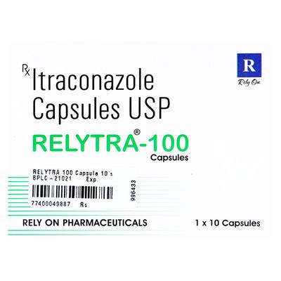 RELYTRA 100 Capsule 10's - Fungal Infections-Anf