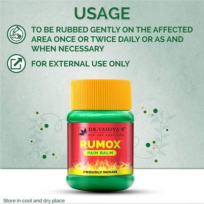 Dr. Vaidya's Rumox Balm (Pack of 2 x 50 gm) - Speciality Medicines