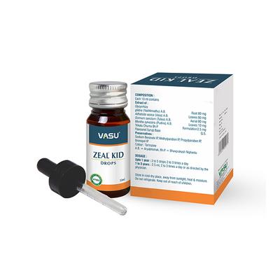 Vasu Zeal Kid Drops 30 ml - Speciality Medicines