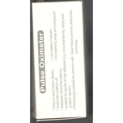 Jziki Pulse Oximeter (JZK-306) - Black - Health Monitors And Equipment