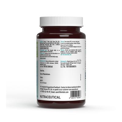 HealthKart HK Vitals Super Strength Fish Oil Soft Gelatin Capsule 60's - Omega Fish Oil Fatty Acids