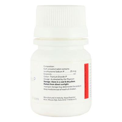 THYROTAG 25mcg Tablet 100's - Hypothyroidism