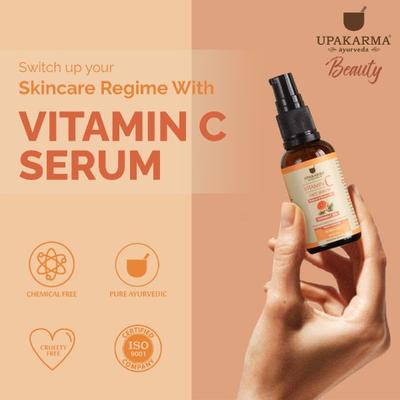 Upakarma Ayurveda Vitamin C Face Serum 30 ml - Personal Care (Ayush)