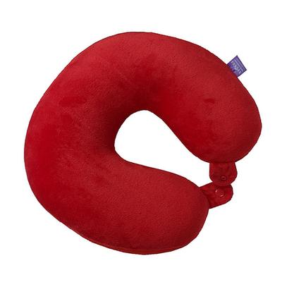 VIAGGI Microbead Travel Neck Pillow with Fleece - Red - Others Ortho Supports