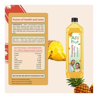 Axiom Alofrut Aloevera Pulp & Jucie + Pineapple Juice 200 ml - Ayurvedic Juices