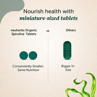 Neuherbs Spirulina Tablets 120's - Herbal Dietary Supplement