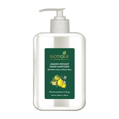 Biotique Advanced Organic Instant Hand Sanitizer - Lemon 250 ml - Hand Sanitizer