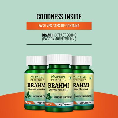 Morpheme Remedies Brahmi (Bacopa Monnieri) Veg Capsule 60's - Vital Health
