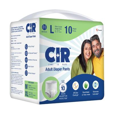 CIR Adult Diapers - Pants (L) 10's - Adult Diapers & Pads