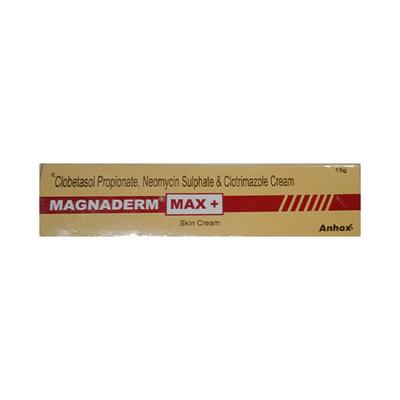 MAGNADERM MAX + SKIN Cream 15gm - Skin Infections-Toc