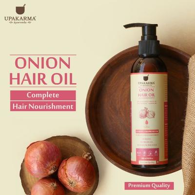 Upakarma Ayurveda Onion Hair Oil 200 ml - Personal Care (Ayush)