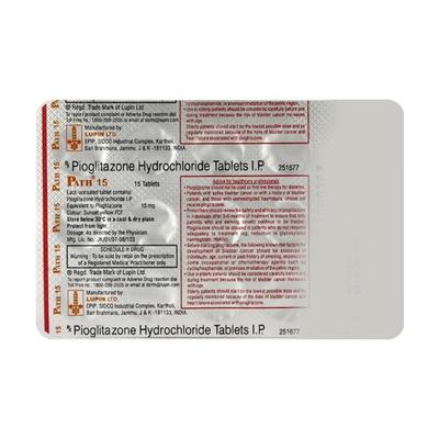 Path 15mg Tablet 15'S - Diabetes-Ant