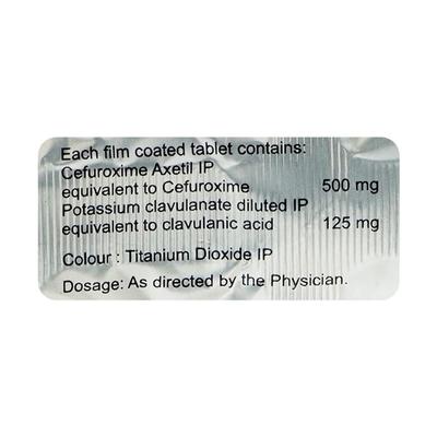 Oratil CV 500mg Tablet 6'S - Bacterial Infections-Cep