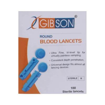 Gibson Blood Glucose Lancets 25's - Blood Glucose Monitors/Strips