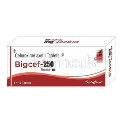 Bigcef 250mg Tablet 10'S - Bacterial Infections-Cep