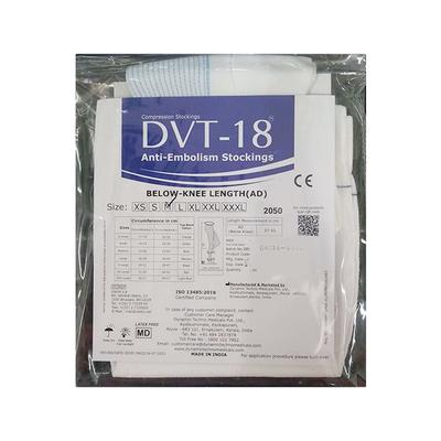 Dynamic DVT - 18 Anti Embolism Stockings Below Knee Length (2050) (AD) (M) - Knee/Leg Supports