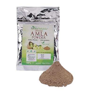 Kerala Naturals Organic Amla Powder (Pack of 2 x 100 gm) - Personal Care (Ayush)