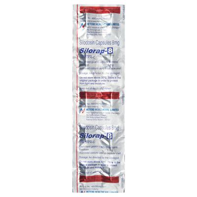 Silorap 8mg Tablet 10'S - Bladder And Prostate Disorders-Dru