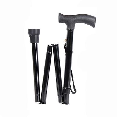 MCP Folding Walking Stick - Black - Wheelchairs & Walking Sticks
