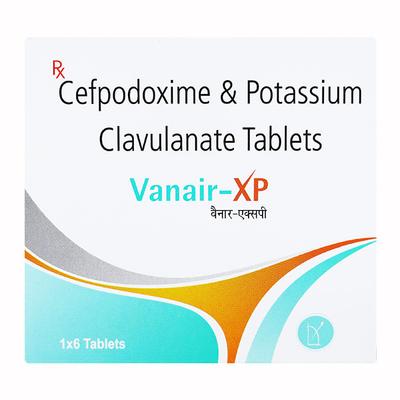 VANAIR XP Tablet 6's - Bacterial Infections-Cep