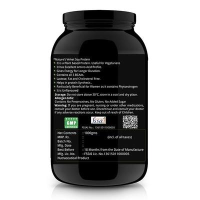 Natures Velvet Soy Protein Powder 300 gm - Health Products