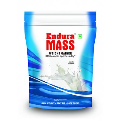 Endura Mass Weight Gain Powder - Vanilla 400 gm - Weight Gain