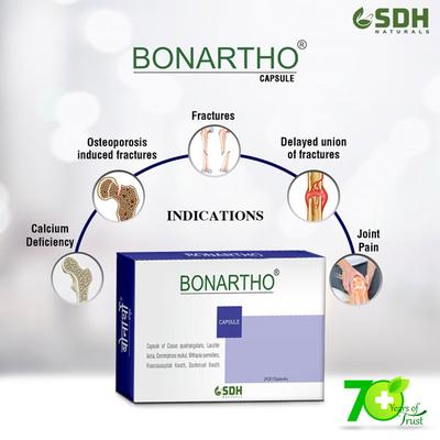 Shree Dhanwantri Herbals Bonartho Capsule (Pack of 2 x 30's) - Speciality Medicines