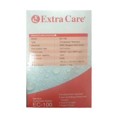 Extra Care Compressor System Nebulizer (EC-100) 1's - Nebulizer & Vaporizer
