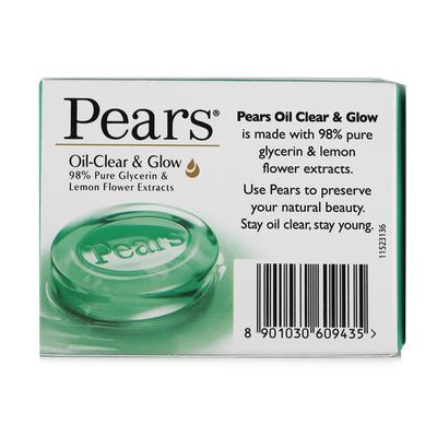 Pears Oil Clear & Glow Soap Bar 75 gm - Soaps