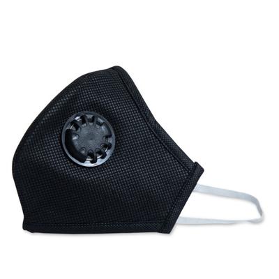 Smog Guard N95 Face Mask With One Valve (Adult Free Size) - Black (Pack of 1) - Face Mask