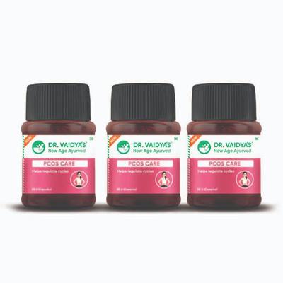 Dr. Vaidya's PCOS Care Capsule (Pack of 3 x 30's) - Speciality Medicines