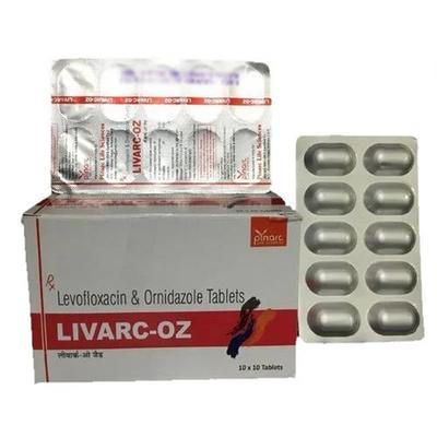 LIVARC OZ Tablet 10's - Bacterial Infections-Qui