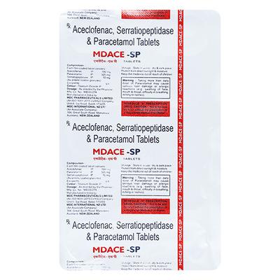 MDACE SP Tablet 10's - Pain relief-Nsa