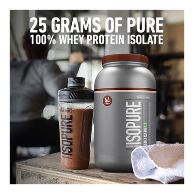 Isopure Zero Carb Protein Powder - Strawberries & Cream Flavour 7.5 lb - Workout Essentials