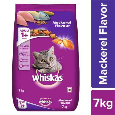 Whiskas Adult Mackerel Flavor 7000 gm - Petfood