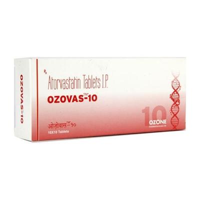 Ozovas 10mg Tablet 10'S - High Cholesterol-Dys