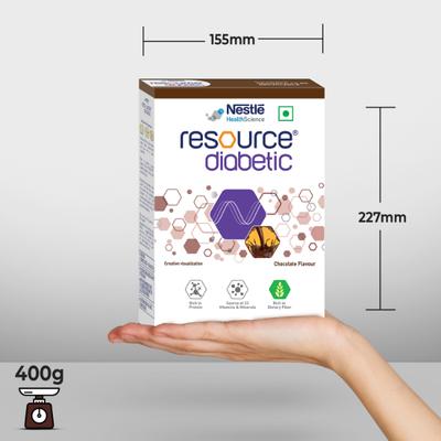 Nestle Resource Diabetic Powder Chocolate Flavour 400 gm - Diabetes (Fitness)