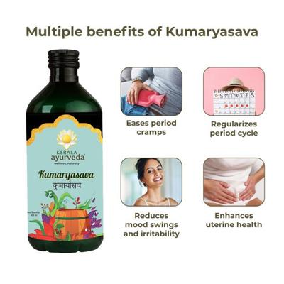 Kerala Ayurveda Kumaryasava Syrup 450 ml - Speciality Medicines
