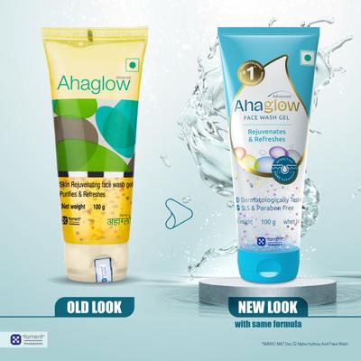 AHAGLOW ADVANCED Face Wash Gel 100 gm - Face Wash & Cleansers