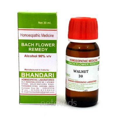 Bhandari Bach Flower Walnut 30 Liquid 30 ml - Dilutions