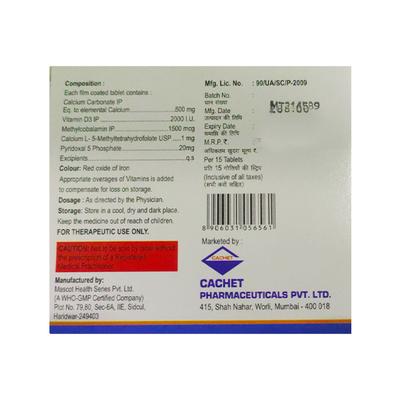 CAVIT XT Tablet 15's - Supplements-Cal