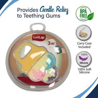 LuvLap Silicon Teether - Yum Scoops 1's - Pacifiers & Teethers