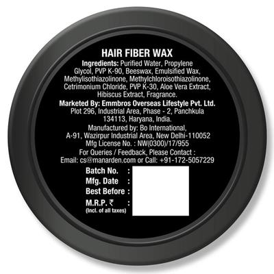 Man Arden Hair Fiber Wax - Strong Hold & Matte Finish 50 gm - Hair Gels & Waxes