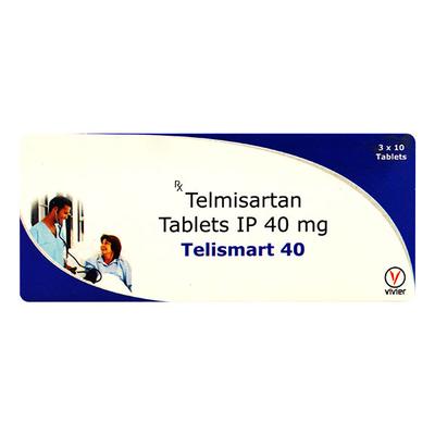 TELISMART 40mg Tablet 10's - Hypertension-Ang