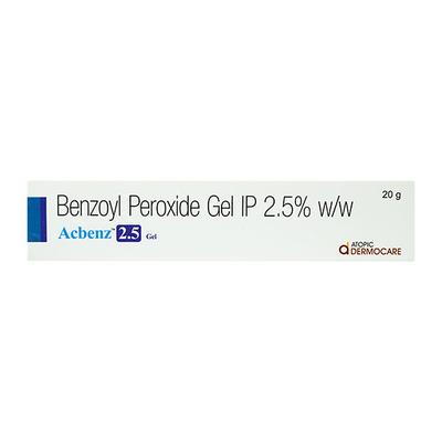 ACBENZ 2.5 Gel 20gm - Acne-Acn